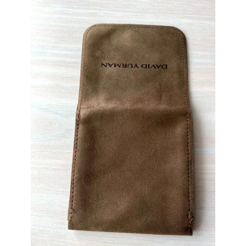 David Yurman Divided Jewelry Bag Pouch 4 X 4